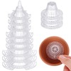 CoscosX 40 Pieces Upgraded Cone Flower Pot Hole Mesh Pad