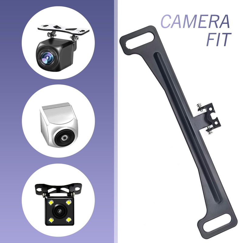 getfay Pack-1 Car Rear View Camera Bracket, Reversing Camera Metal