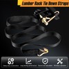 Ladder Rack Ratchet Straps, Truck Rack Straps, Lumber Rack Tie