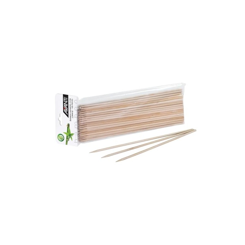 Avanti Bamboo Skewers 100-Pieces Set, 25 cm Length,Sand
