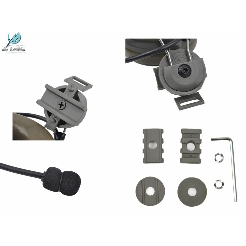 Z-TACTICAL CMTC II Tactical Headset for Fast Helmet