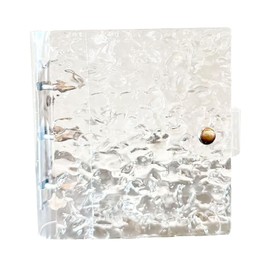 LISHIA Sealing Notebook, A8 Size, Heisei Retro, Transparent, Sticker File, For Girls, Character Style, Sticker Binders, Collage, Notebook, Aqua Storage