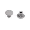 sourcing map Shelf Peg Hole Plugs 5mm Dia Gray Plastic