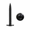 90PCS #8x1-1/4 Black Truss Head Self Tapping Screws - Phillips