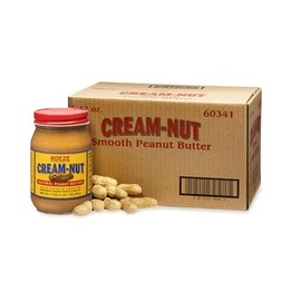 Case of Cream Nut Natural Smooth Peanut Butter - (6 Jars)