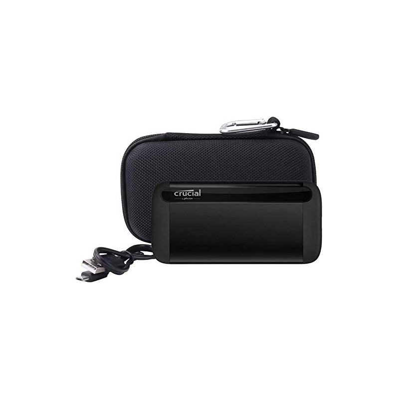 Aenllosi Exclusive Protective Storage Case Compatible Crucial X8 External SSD