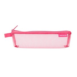 DESIGNPHIL 41830006 Midori Pen Case, Mesh Pen Case, Pink A