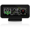 Car Inclinometer for Off-Road Driving, GPS Speedometer MPH KMH with