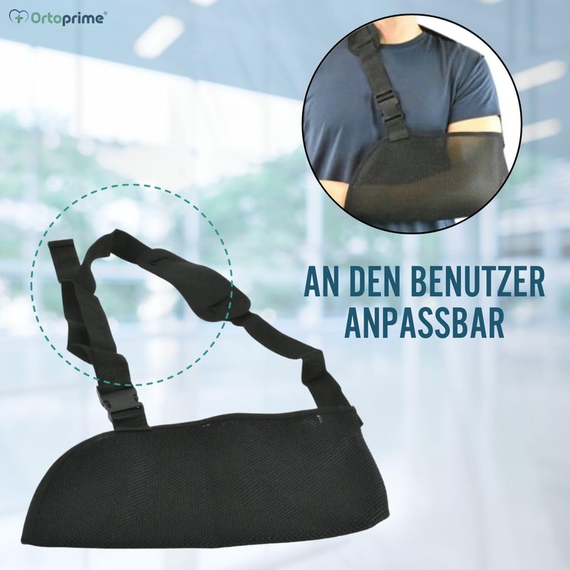 OrtoPrime Breathable Arm and Shoulder Sling - Bilateral Support for