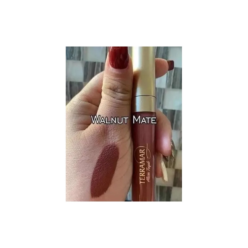 Labial Líquido De Larga Duración Mate Terramar Walnut