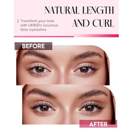Natural Lashes Mink Natural Eyelashes False Eyelashes Natural Look False Lashes Wispy Eye Lashes Cat Eyelashes Fake Lashes KD01