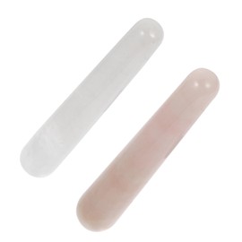 Beavorty Natural Stone Face Roller Massaging Crystal Stick for Skin Care Face Massager Wrinkle Smoothing