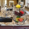 Household Living Room Modern 3-Tier Fruit Dish Plate Storage Basket