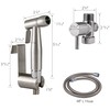 Design House 588913-SS Modern Single-Function Dual-Mount Hand Held Bidet Sprayer