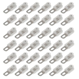 HOMSFOU 50pcs Curtain Pulley Ceiling Curtain Rod Window Rod Slides Curtain Accessories Roller Heavy Hook