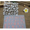 Capital 26 Letter Cutting Dies, Lowercase 26 Alphabet Die Cuts