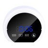 Mirror Surface Digital Alarm Clock Colorful LED Night Light with