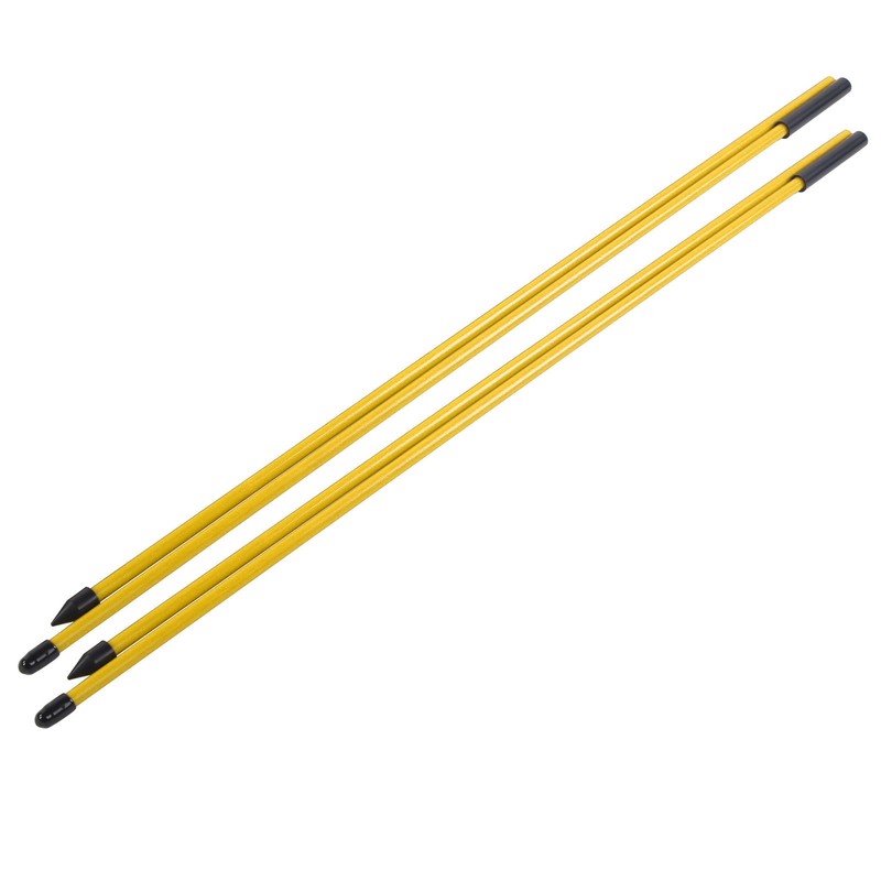 Fiberglass Golf Alignment Sticks 2 Sections Foldable Golf Direction Indicator