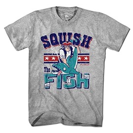Squish The Fish New England T-Shirt Gray