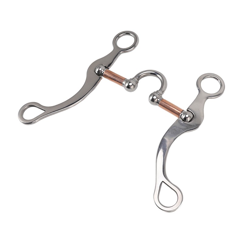 Horse Snaffle Bit Stainless Steel Rose Gold Plated Horse Gag