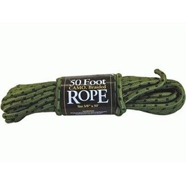 50ft Camo Braided Utility Rope (3/8-inch Thick) (120-lb Work Load)
