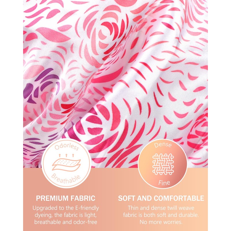 mikimini Shower Caps, Reusable Bath Shower Caps 2 Packs for