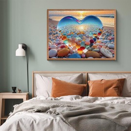 Puzzle 1000 Pieces Adult Love, Classic Educational Game Puzzles 70 x 50 cm, Beautiful Decoration Puzzle, Skill Game for the Whole Family for Wall Decoration