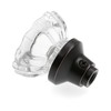 Prime-Line E 28317 Mortise Style Fluted Glass Door Knobs -