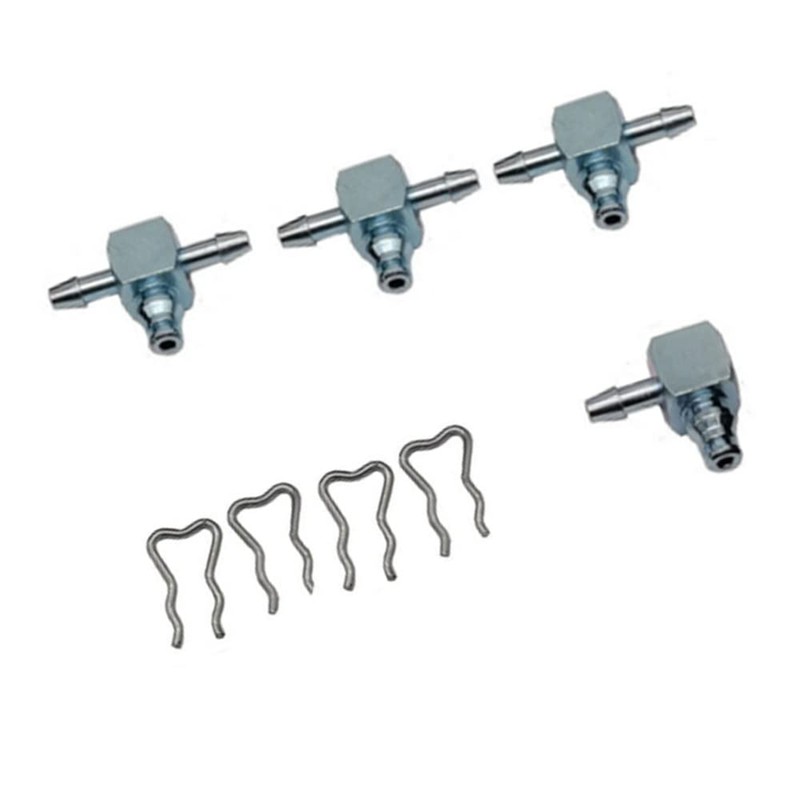 BuliBoao Fuel Return Line Injector Metal Connector Fits for Diesel
