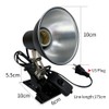 Reptile Heat Lamp Clamp Adjustable Habitat Lighting Fixture for Tortoises
