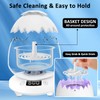 Ultrasonic Retainer Cleaner Machine for Denture, Dental Cleaning Pod with