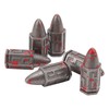 6 Pcs Bullet Metal Dice Set Micro Polyhedral Bloodstained Bullet