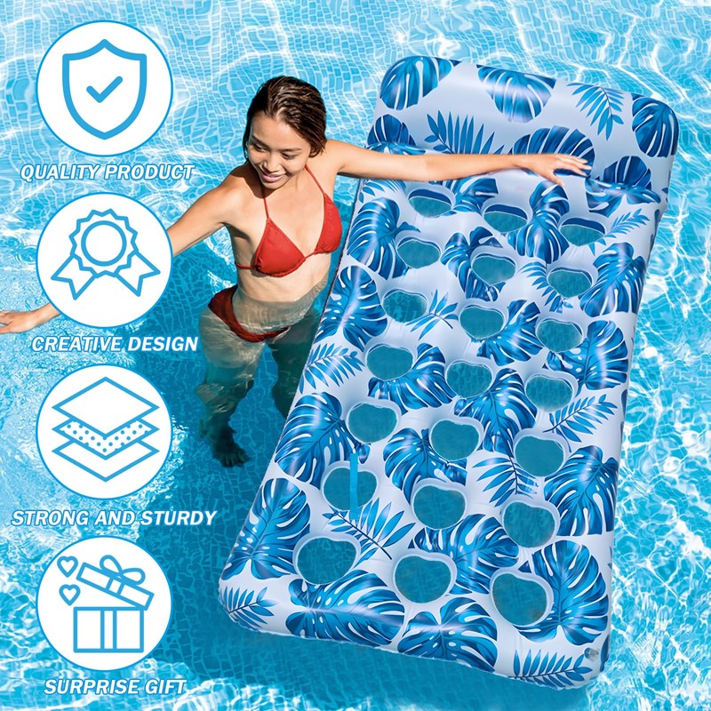 Inflatable Air Mattress Pool, Water Air Mattress, Adult Pool Inflatable