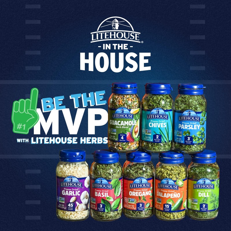 Litehouse Freeze Dried Mint - Substitute for Fresh Mint, Jar