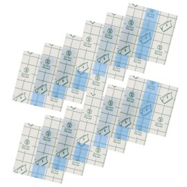 Healeved 100Pcs Disposable Makeup Mixing PU Film Color Mixing Plates for Foundation Lipstick Nail Art Single Use Cosmetic Mixing Trays