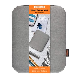 DOOHALO Heat Press Mat for Cricut EasyPress (8"x10"),Double-Side Iron-on Mat for Power Heat Press Machine,for Craft Vinyl Ironing Insulation Transfer to T-Shirts or HTV Vinyl Project