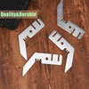 4Pcs 3 Inch Double Crossbar Hanger Backdrop Hanger for Pipe
