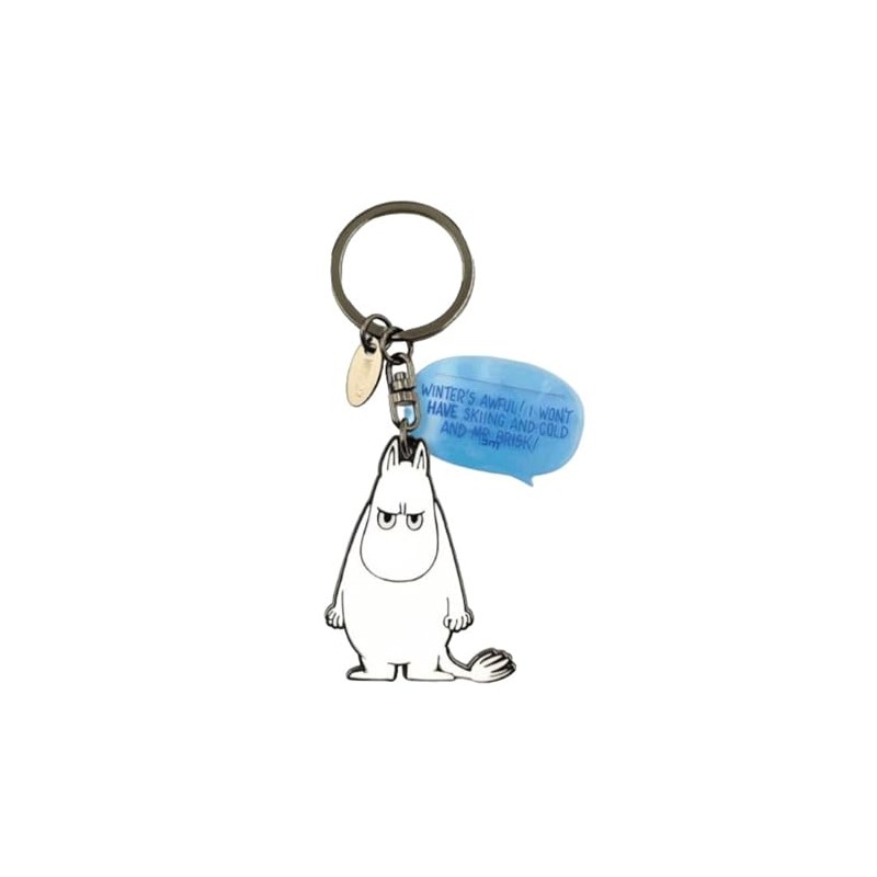 Marimo Craft MOM-609 Moomin Key Chain in PVC Case, Approx.