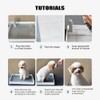 Litter Pan with Grid Dog Training Pan Cage with Toilet