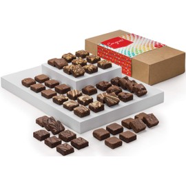 Fairytale Brownies Congratulations Magic Morsel 48 Individually Wrapped Gourmet Chocolate Food Gift Basket for New Home Anniversary New Baby and More - 1.5 Inch x 1.5 Inch Bite-Size Brownies - 48 Pieces - Item LG448