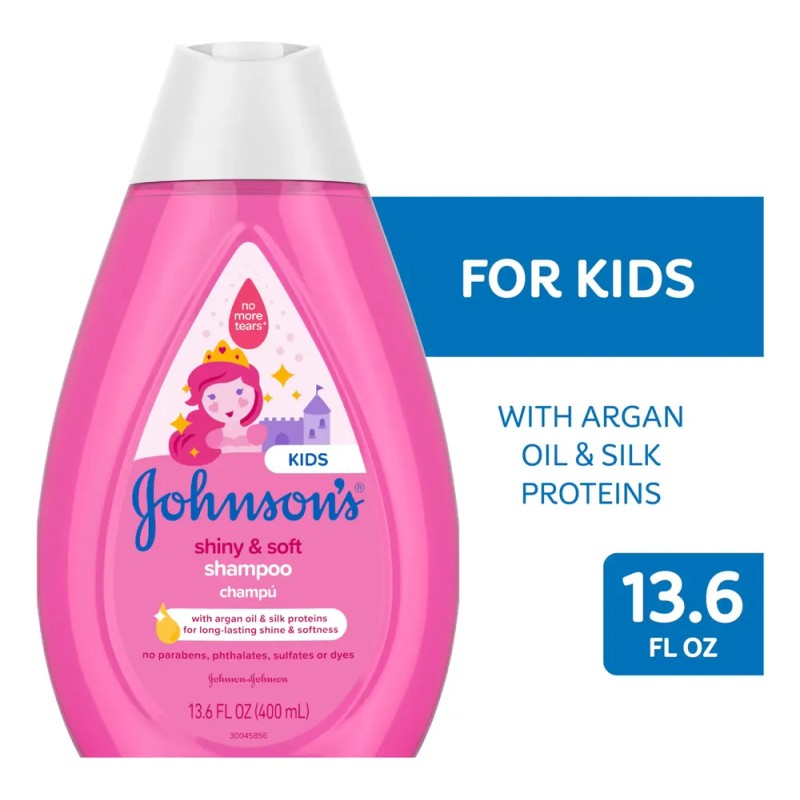 Champú Johnson's Kids Shiny & Soft Sin Lágrimas, 400 Ml,