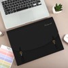 SKYDUE A4 Document Folder, Expanding Folder with 13 Compartments, Black