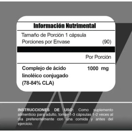 Cla Meta Nutrition Cla Contenido 90 Softgels - 90 Porciones                                                                                           