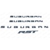 GM Emblem for 2021 -2024 SUBURBAN Door Tailgate RST Badge