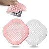 2 Pack Drain Hair Catcher Durable Silicone Drain Protector Hair