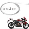 2 Meters Steel Brake Cable with 9pcs Repair Nipples Accessories