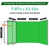 7.87ft x 13.12ft Green Screen Backdrop with Stand, Large Professional