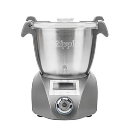 Zippi Multi Cooker, Compact All-In-One Blender, Cooker, Steamer and Food Processor, Includes Recipe Guide and Dishwasher-Safe Attachments