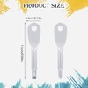 Amaxiu Mini Screwdriver Keychain, 2 Pieces Portable Phillips Flathead Screwdriver