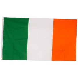 Federal and State Flag Made of Weatherproof Material with Metal Eyelets, Outdoor Flag, Ireland, 150 x 90 cm